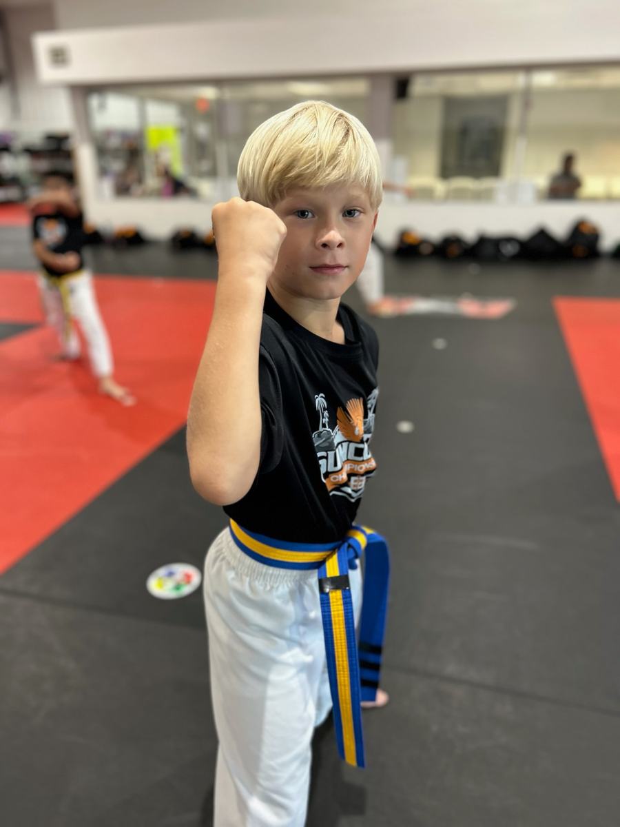 Kids martial arts class at Transform Martial Arts in North Port FL