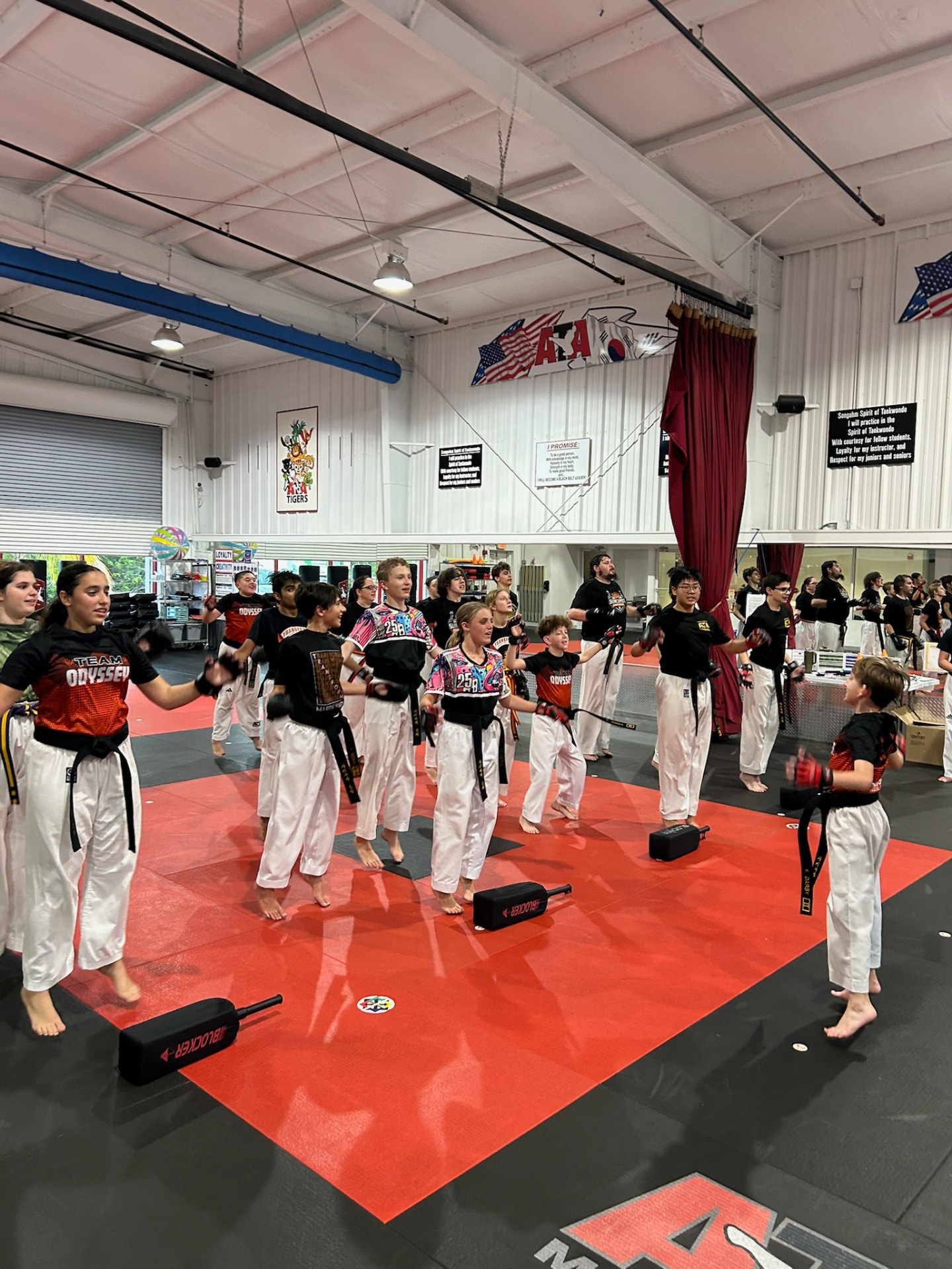 Teen warrior training